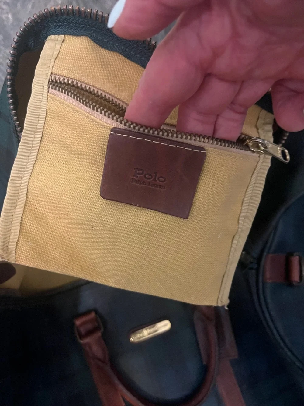 Vintage Polo Ralph Lauren Blackwatch Plaid  Travel Duffle Bag